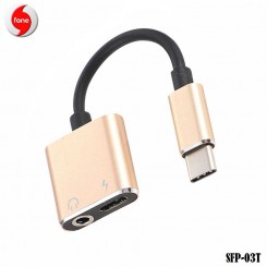 تبدیل USB-C به صدا و شارژ SFP-03T