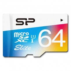 کارت حافظه میکرو 64گیگ Silicon Power سریLite رنگی