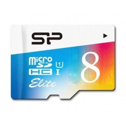 کارت حافظه میکرو 8گیگ Silicon Power سریLite رنگی